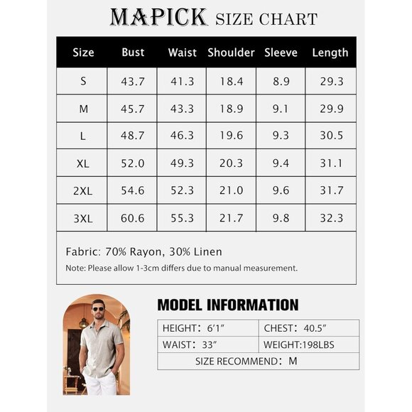 Men's Slate Grey Linen Short Sleeve Button Down Casual Shirt Business Dress - Picture 6 of 6